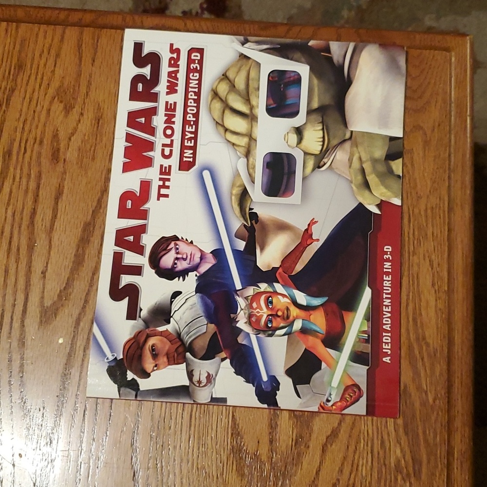 Star Wars:The Clone Wars In Eye-Popping 3-D A Jedi Adventure in 3-D With Glasses